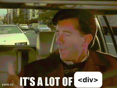 Its a lot of Divs