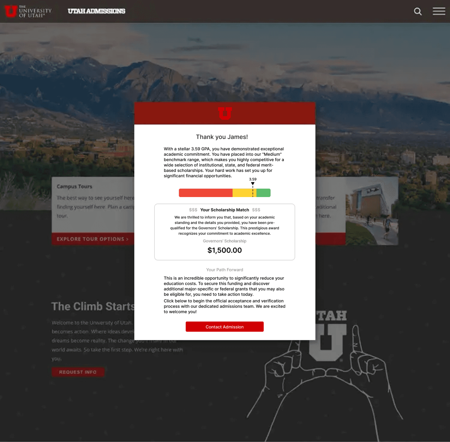 Response Page